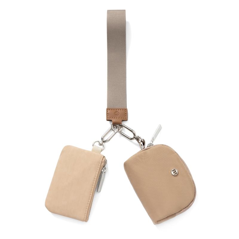 Dual Pouch Wristlet Wallet