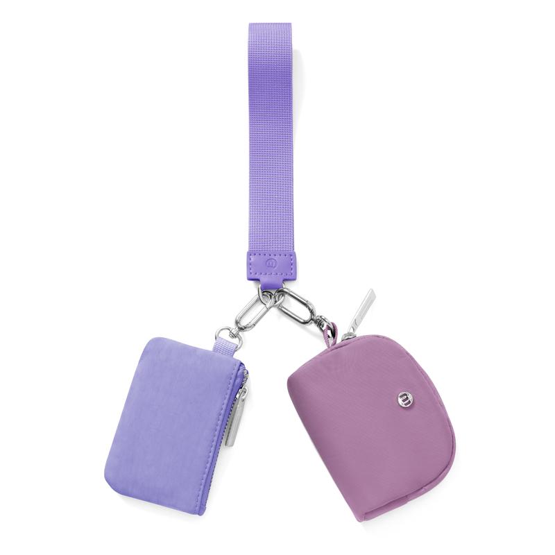Dual Pouch Wristlet Wallet
