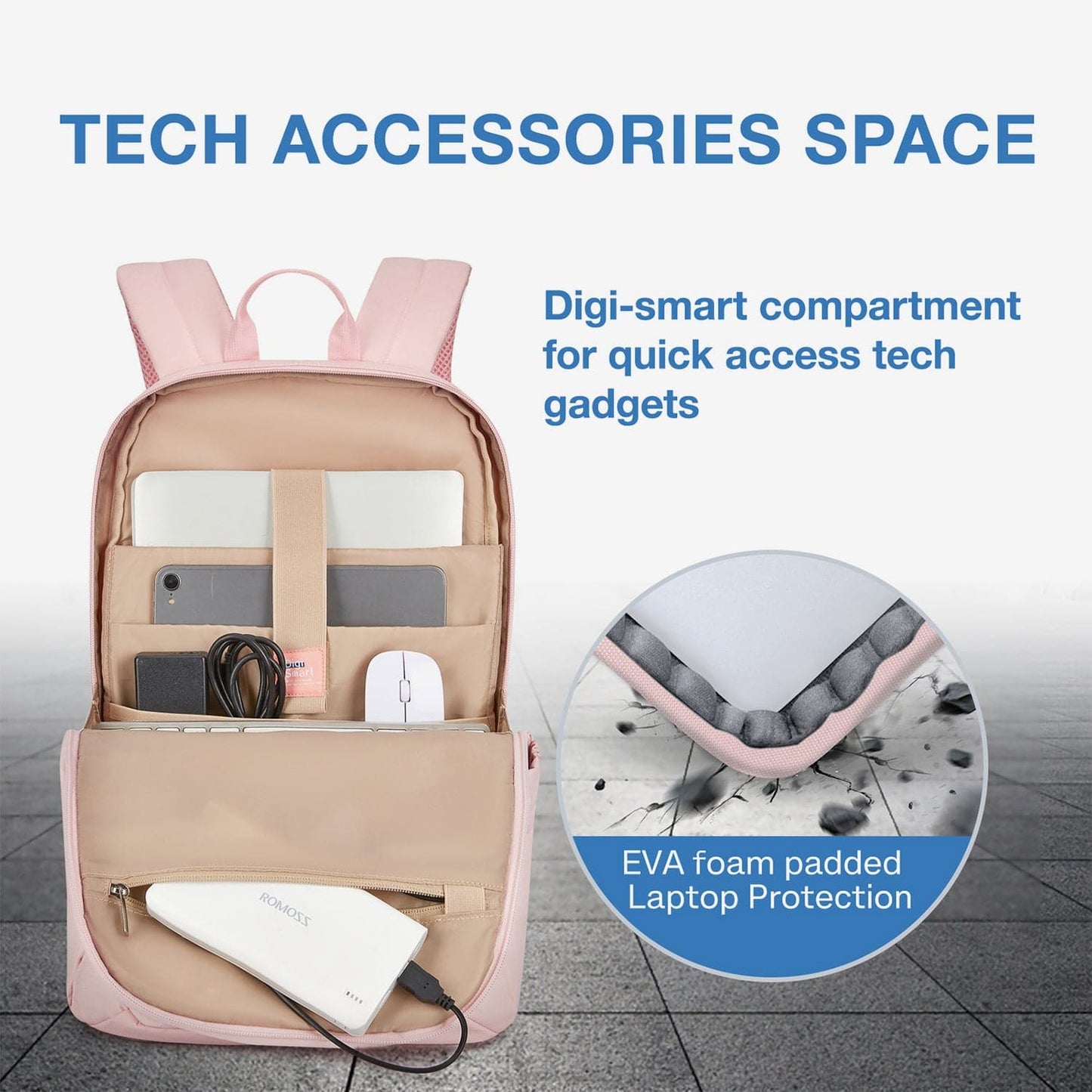 Bonchemin 15.6 inch Laptop Backpacks
