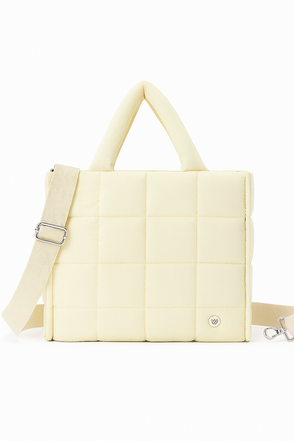 Quilted Puffer Tote Bag