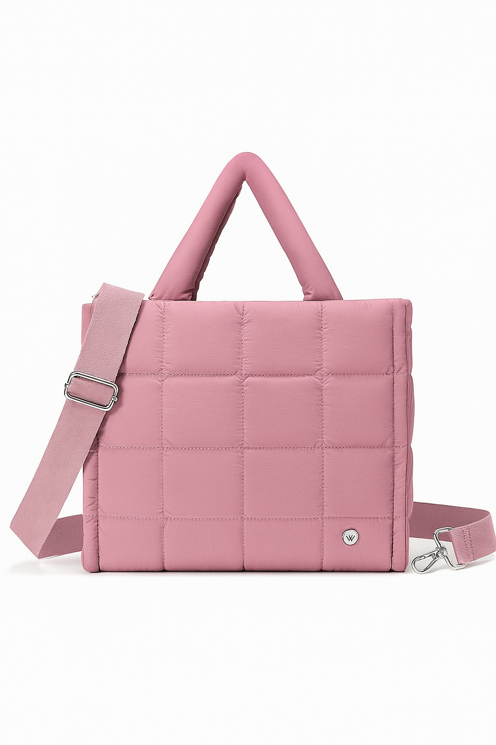 Quilted Puffer Tote Bag