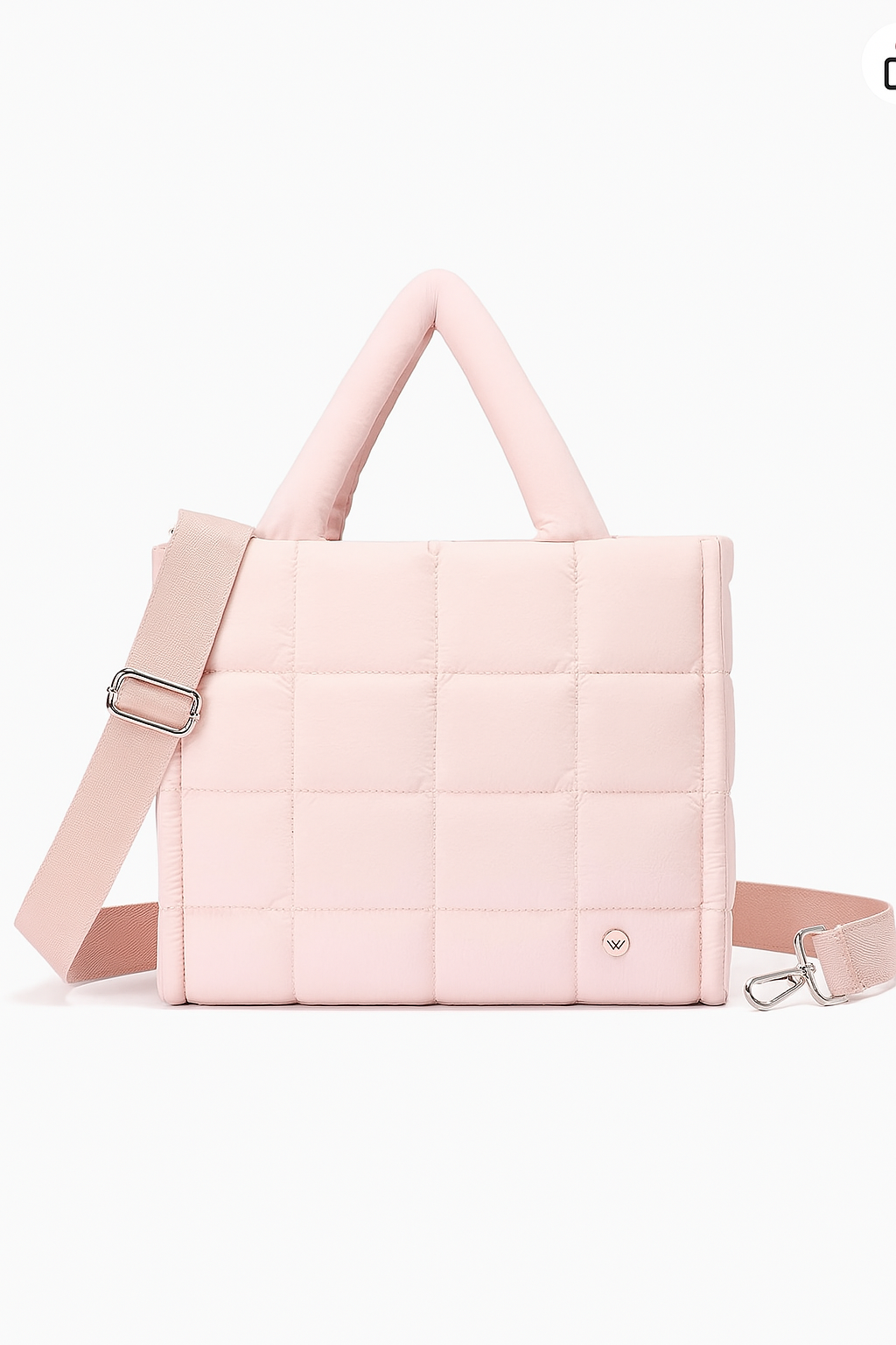 Quilted Puffer Tote Bag