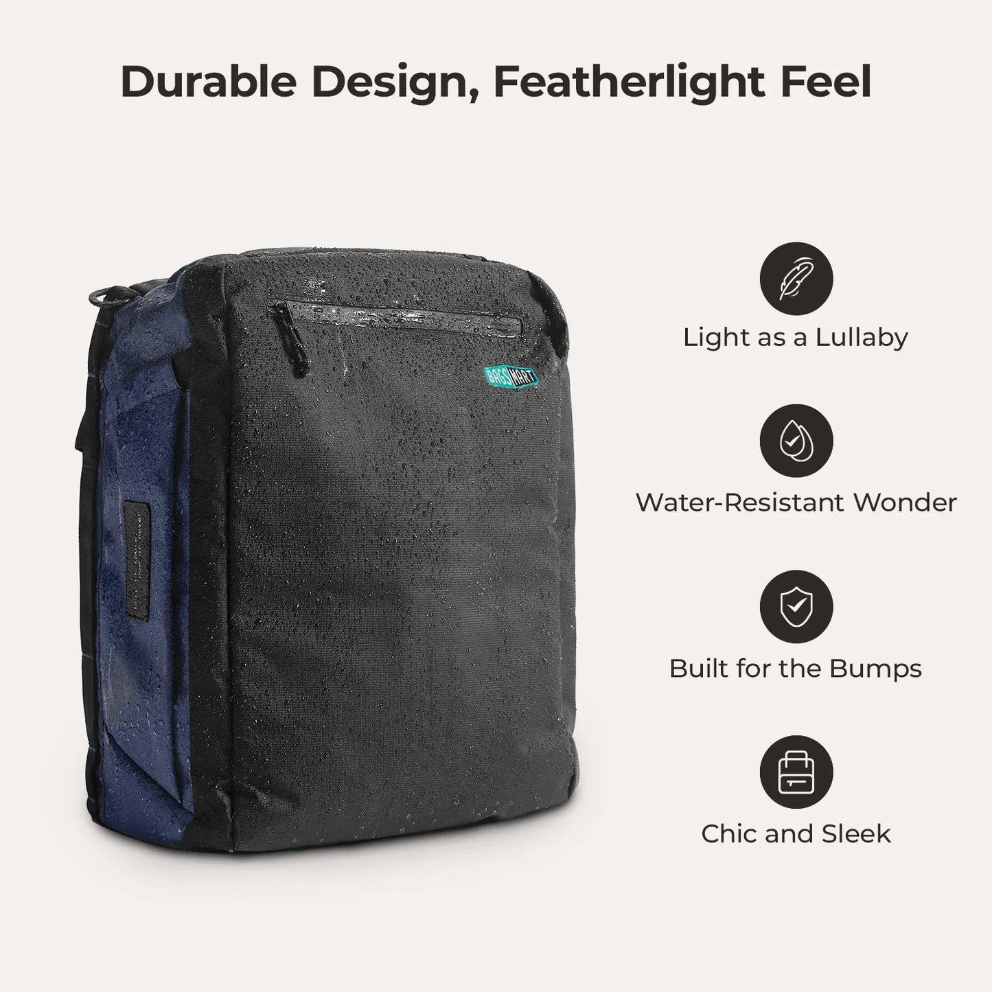 Paz 43L Carry On Travel Duffle Backpack