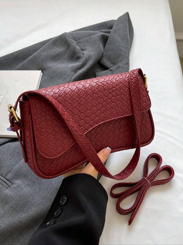 LUXERA - Chic Glossy Saddle Bag