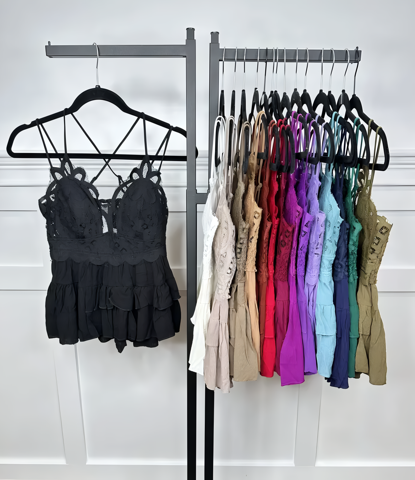 Willow Lace Peplum Top
