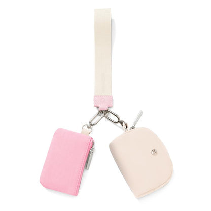 Dual Pouch Wristlet Wallet