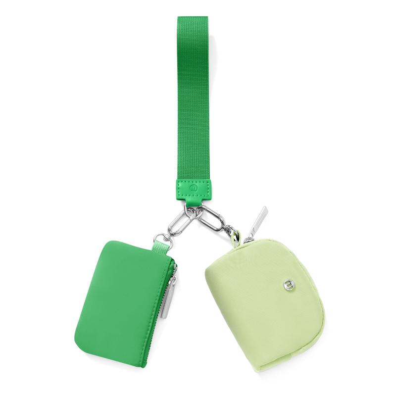 Dual Pouch Wristlet Wallet