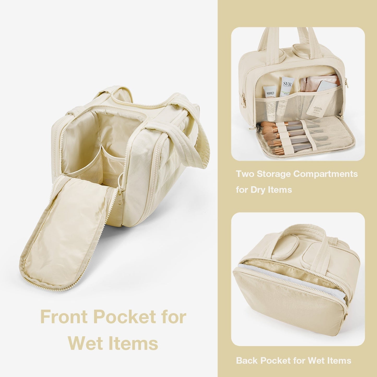 ZORA™ 4-in-1 Travel Toiletry Organizer