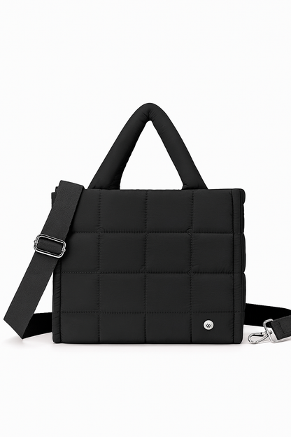 Quilted Puffer Tote Bag