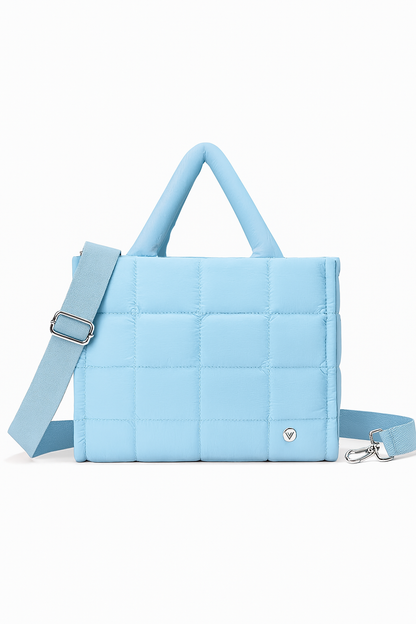 Quilted Puffer Tote Bag