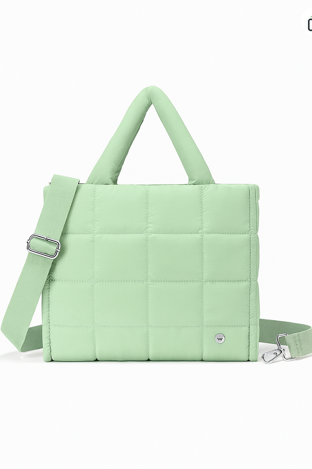 Quilted Puffer Tote Bag