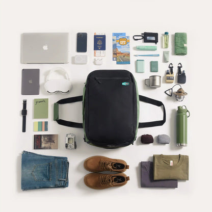 Paz 43L Carry On Travel Duffle Backpack