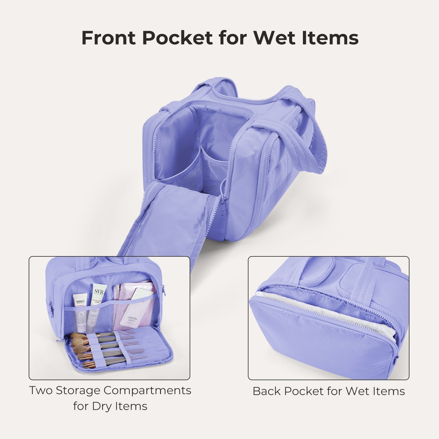 ZORA™ 4-in-1 Travel Toiletry Organizer