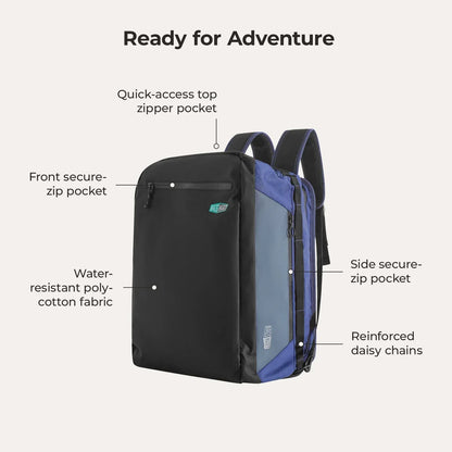 Paz 43L Carry On Travel Duffle Backpack