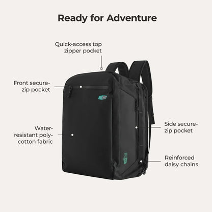 Paz 43L Carry On Travel Duffle Backpack