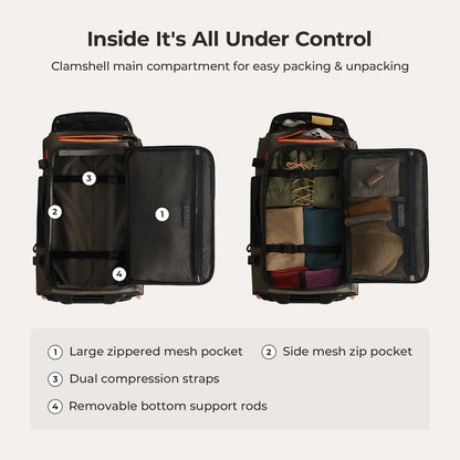 Blast 43L Roller Backpack