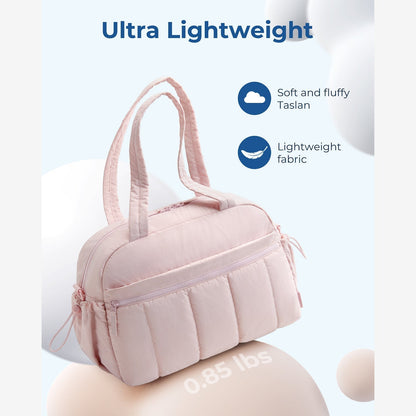 Puffy Water-Resistant Gym & Travel Duffle Bag