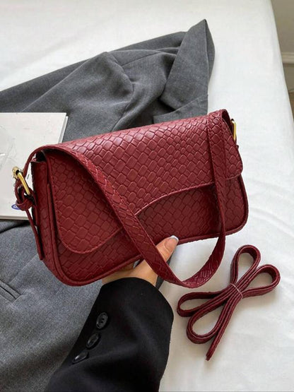 LUXERA - Chic Glossy Saddle Bag