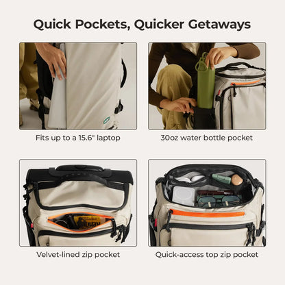 Blast 43L Roller Backpack